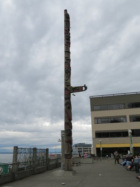 Totem Pole on the port viewing footpath